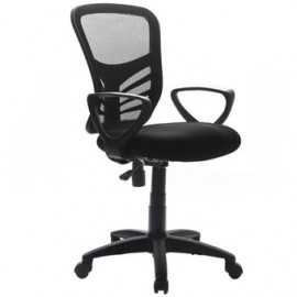 Silla de Oficina Operativa Spider - Ergonómica Negro - Envío Gratuito