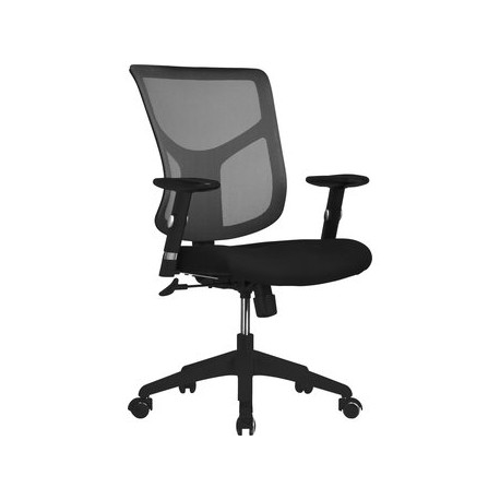 Silla de oficina Sky - Semi Ejecutiva Ergonómica Negro - Envío Gratuito