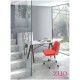 Silla de oficina marca Zuo modelo Season - naranja / 100234 - Envío Gratuito