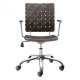 Silla de oficina marca Zuo modelo Criss Cross - espresso / 205032 - Envío Gratuito