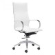 Silla de oficina marca Zuo modelo Glider - blanco / 100372 - Envío Gratuito