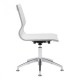 Silla de oficina marca Zuo modelo Glider (conferencia) - blanca / 100378 - Envío Gratuito