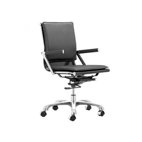 Silla de oficina marca Zuo modelo Lider Plus - negra , 215212 - Envío Gratuito