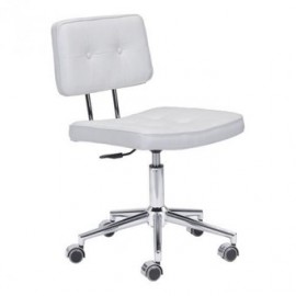 Silla de oficina marca Zuo modelo Series - blanca / 100237 - Envío Gratuito