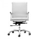 Silla de oficina marca Zuo modelo Lider Plus - blanca / 215214 - Envío Gratuito