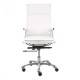 Silla de oficina marca Zuo modelo Lider Plus espalda alta - blanca / 215232 - Envío Gratuito