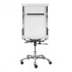 Silla de oficina marca Zuo modelo Lider Plus espalda alta - blanca / 215232 - Envío Gratuito