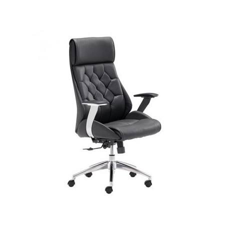 Silla de oficina marca Zuo modelo Boutique - negra / 205890 - Envío Gratuito