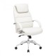 Silla de oficina marca Zuo modelo Lider Comfort - blanca / 205316 - Envío Gratuito