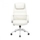 Silla de oficina marca Zuo modelo Lider Comfort - blanca / 205316 - Envío Gratuito