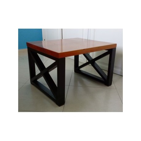 Mesa Traveo Grande (Mueble de diseñador elaborado con madera natural y PTR) - Envío Gratuito