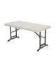 Mesa Rectangular LIFETIME 1.22 Mts x 61 Cms, Altura Ajustable (61/74/86 Cms), Grado Comercial - Envío Gratuito