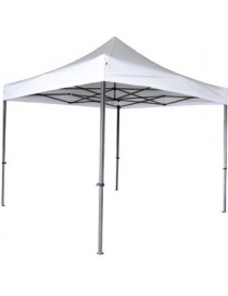 Carpa Toldo 3m X 3m Plegable Lona Impermeable Blanca - Envío Gratuito