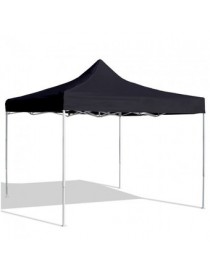 Carpa Toldo 3m X 3m Plegable Lona Impermeable 600D Negro - Envío Gratuito