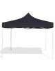 Carpa Toldo 3m X 3m Plegable Lona Impermeable 600D Negro - Envío Gratuito