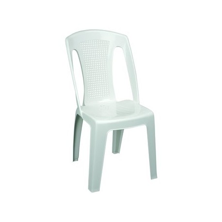 Silla Diplastica Aruba para Jardin-Blanco - Envío Gratuito