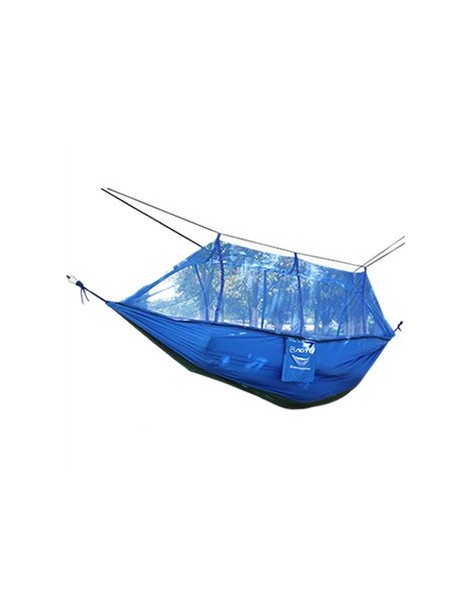 Doble Hamaca mas mosquitero AOTU Azul zafiro - Envío Gratuito