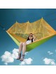 Portátil De Una Sola Persona Mosquito Net Hamaca Cama Colgante Para Viajes De Camping-verde - Envío Gratuito