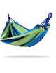 Hamaca De Camping Al Aire Libre Ocio Cuelgue Cama Viajes Camping Swing 200x150cm 2 Personas- Rayas Azules - Envío Gratuito