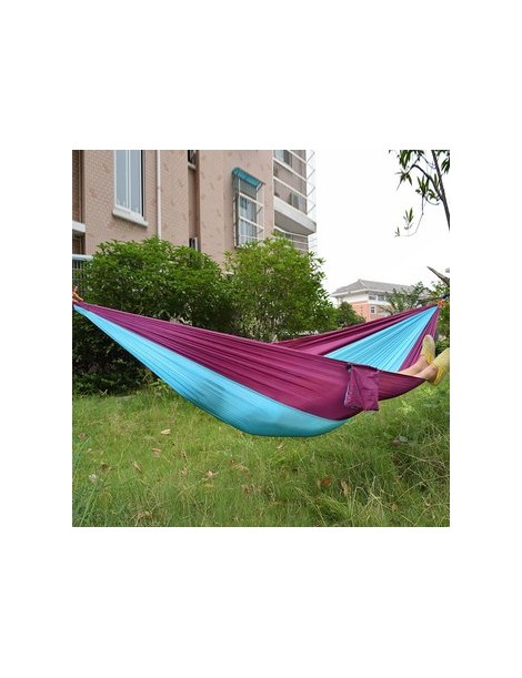 Portátil de tela de nylon de paracaídas hamaca para dos persona amante de la familia - Envío Gratuito