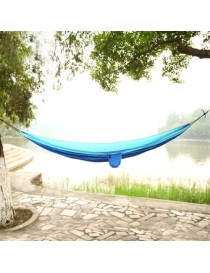 Hamaca Sola Portátil Al Aire Libre Paracaídas Para Para Acampar Al Aire Libre, El Dormitorio, Azul - Envío Gratuito