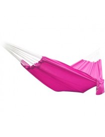 1 persona Portable paracaídas de poliéster Pongee hamaca para camping de viaje rosa claro - Envío Gratuito