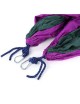 Aotu 2,6 x 1,4 M acampa portable de alta resistencia del paracaídas Tela dormir Hamaca con la red de mosquito Purple - Envío Gra