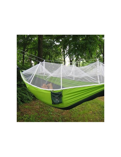 Persona sola portátil paracaídas Tela Mosquitera hamaca de interior al aire libre Uso - Envío Gratuito