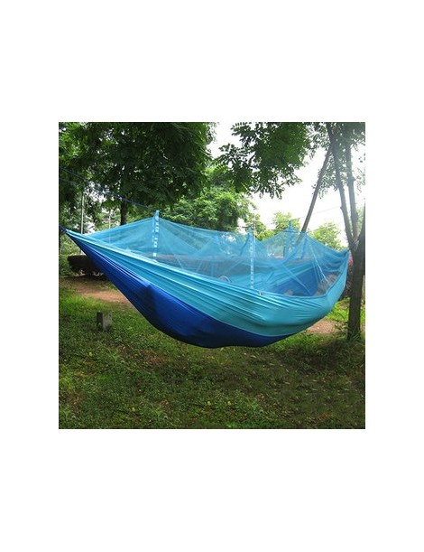 Persona sola portátil paracaídas Tela Mosquitera hamaca de interior al aire libre Uso - Envío Gratuito