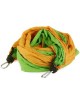 CX Hamaca Double Person Portable Nylon Fabric Hammock-Verde y amarillo - Envío Gratuito