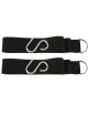 2 Pcs Árbol Correas Nylon 2 Pcs S-Gancho Para Hamaca Negro - Envío Gratuito