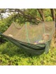 Portátil dormir Mosquitera hamaca colgantes al aire libre que acampa yendo verde del ejército - Envío Gratuito