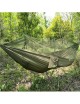 Portátil dormir Mosquitera hamaca colgantes al aire libre que acampa yendo verde del ejército - Envío Gratuito