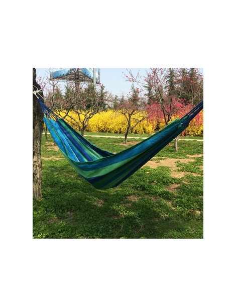 4PC Portátil Paracaídas Hamaca Cámping Oscilación Dormido Cama Herramientas -Azul - Envío Gratuito