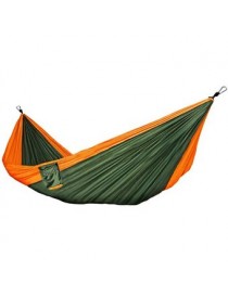 Hamaca De Paracaída Cama Colgante Al Aire Libre De Nylon Camping Para Una Persona, VerdemasNaranja - Envío Gratuito