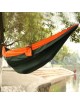 Hamaca Doble De Paracaída Cama Colgante Al Aire Libre De Nylon Camping, Verde mas Naranja - Envío Gratuito