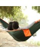 Hamaca Doble De Paracaída Cama Colgante Al Aire Libre De Nylon Camping, Verde mas Naranja - Envío Gratuito