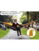 Hamaca De Paracaída Cama Colgante Al Aire Libre De Nylon Camping Para Una Persona, Verde mas Amarillo - Envío Gratuito