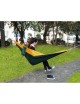 Hamaca De Paracaída Cama Colgante Al Aire Libre De Nylon Camping Para Una Persona, Verde mas Amarillo - Envío Gratuito