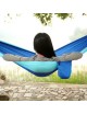 Hamaca De Paracaída Cama Colgante Al Aire Libre De Nylon Camping Para Una Persona, Azul - Envío Gratuito