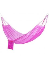 Sola persona de hielo de seda hamaca al aire libre Hamacas Ocio 125 por  190 cm Rosa - Envío Gratuito