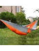 CX Hamaca Double Person Portable Nylon Fabric Hammock-Naranja Y Gris - Envío Gratuito
