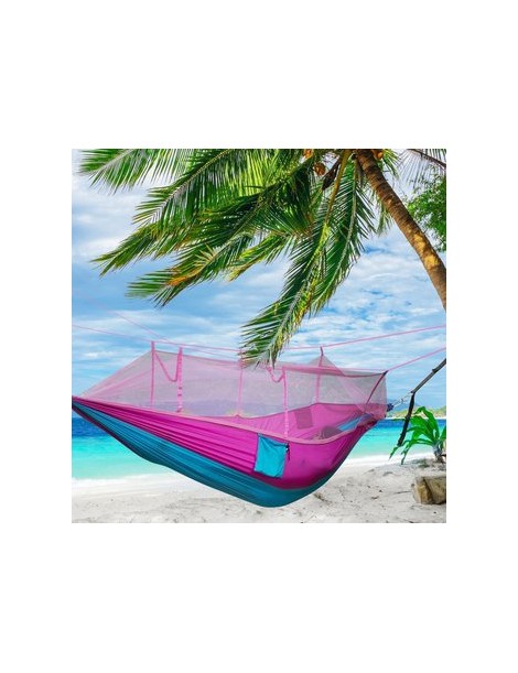 Hamaca Al Aire Libre De Una Sola Persona Con Mosquitero Hamaca Colgante Para Kits De Viaje Camping Senderismo - Envío Gratuito