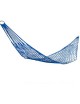Sola persona reticulares hamaca al aire libre Hamacas Ocio 80 por  260 CM Blue - Envío Gratuito