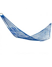 Sola persona reticulares hamaca al aire libre Hamacas Ocio 80 por  260 CM Blue - Envío Gratuito