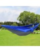 CX Hamaca Double Person Portable Nylon Fabric Hammock-Azul Y Gris - Envío Gratuito