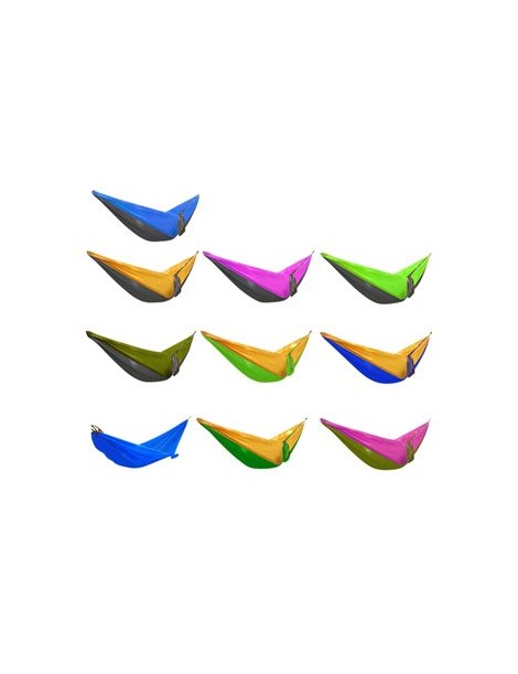 Hamaca de Tela, cama colgante para acampar al aire libre , viajes, 230 por  90cm - Color aleatorio - Envío Gratuito