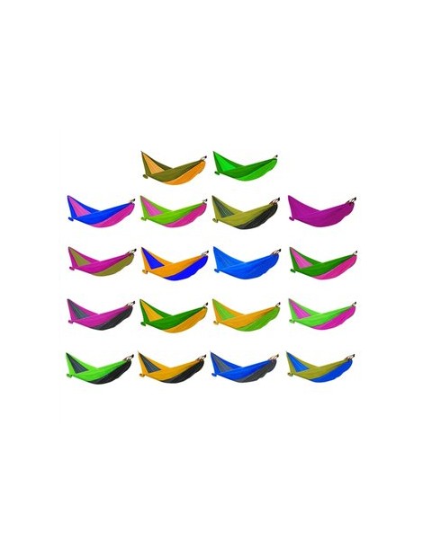 Hamaca de Tela, cama colgante para acampar al aire libre , viajes, 270 porr 140 cm - color al azar - Envío Gratuito