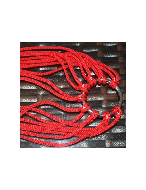 Portable Hamaca De Malla De Nylon Camping Jardín Colgante De Dormir Cama De Cuerda Swing - Envío Gratuito