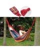 Nioworld Acampar Al Aire Libre Oscilación Tela Hamaca Colgante De La Lona-rojo - Envío Gratuito
